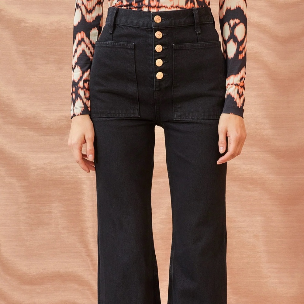Ulla Johnson Lou Flared Jeans Sz 26